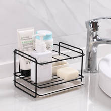 Double layer sponge holder kitchen sink organizer with drainer tray Dishwasher storage rack spice shelf home storage 2024 - buy cheap