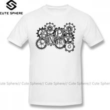 Camiseta de Steins Gate para hombre, camisa de playa con estampado de El Psy Congroo, de talla grande, 100 de algodón, de manga corta 2024 - compra barato