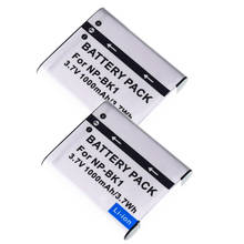 2-Pack Battery For Sony NP-BK1 Cyber-Shot DSC-W370 R W370 G 14.1MP 2024 - buy cheap