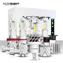 Novsight lâmpada de led para carro n35 40w 7000lm, lâmpadas led 6000k para carro h1 h4 hi/lo h7 h11 9005/hb3 9006/hb4, faróis 2024 - compre barato