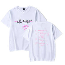 Camiseta informal Unisex con estampado de rapero Lil Peep para mujer, ropa de calle moderna con estampado de LilPeep, moda Hip Hop 2024 - compra barato