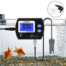 Monitor on-line de ph da água para aquário, testador digital de qualidade da água, ph de 0.00 a 14.00, com tela grande, umidade de acidez de vinho para piscina 2024 - compre barato