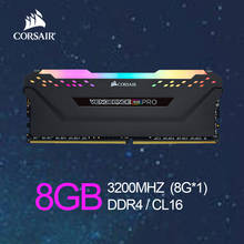 Corsair rgb pro ddr4 pc4 ram 8gb 3000mhz rgb pro dimm placa-mãe da memória do desktop 8g 16g 32g 3000mhz 3200mhz 3600mhz 2024 - compre barato