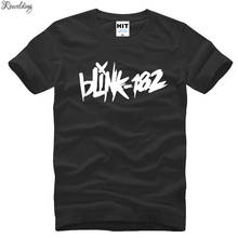 Мужская футболка с буквенным принтом в стиле панк-рок BLINK 182, модная летняя новая хлопковая футболка с коротким рукавом, футболка, Camisetas Hombre 2024 - купить недорого