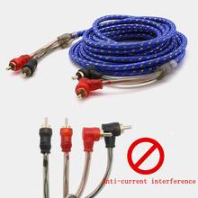 Cable de Audio para coche, Subwoofer, altavoz, amplificador de cableado de instalación, herramienta trenzada, Kit de cableado de señal de Audio 2024 - compra barato