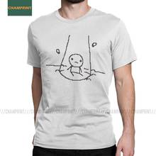 Camiseta de algodão masculina com amarração de isolamento, camiseta para homens do pré-nascido, baranho, azazazel, demon, manga curta, 4xl 5xl 2024 - compre barato