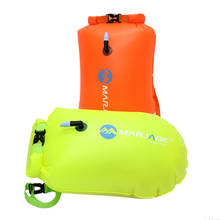 Надувная Флотационная сумка спасательный буй ПВХ водонепроницаемая сумка спасательный рюкзак для плавания рюкзак высоко Видимый буй поплавок воздушный мешок 2024 - купить недорого