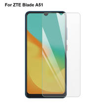 Cubierta de vidrio templado para ZTE Blade A51, Protector de pantalla, película protectora, 2 piezas 2024 - compra barato