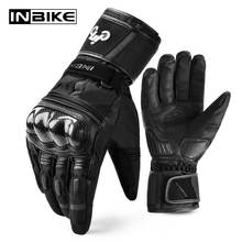 INBIKE Winter Gloves Motorcycle Waterproof  Warm Motorbike Gloves Gear Protection Thermal Fleece Men Motorcycle Windproof Gloves 2024 - buy cheap