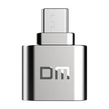 DM CR010 OTG Leitor de Cartão Micro SD/TF Leitor de Cartão Multi Memória para Andriods smartphones com Micro interface USB 2024 - compre barato