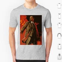 Lenin And Us-Soviet Union Propaganda Poster T Shirt Big Size 100% Cotton Soviet Union Sssr Rusia Lenin Vladimir Ilyich Ulyanov 2024 - buy cheap