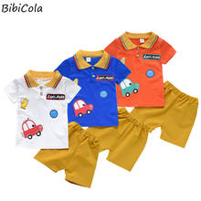 Baby Boys Summer Clothing Set  Kids Boys Cartoon Set Cotton T-shirt+shorts 2pcs Outfits Infant Newborn Newborn Clothing 2024 - buy cheap