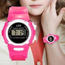 Детские аналоговые цифровые спортивные светодиодные электронные водонепроницаемые наручные часы для девочек, новинка, Детская уличная сигнализация для маленьких мальчиков и девочек 50 2024 - купить недорого