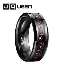 Anéis de tungstênio anéis de casamento clássico para anéis de noivado masculino feminino livre gravura tungstênio jóias anel de festa 2024 - compre barato