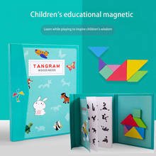 Juguete educativo para la primera infancia, puzle magnético de madera, colorido, para el desarrollo de la inteligencia 2024 - compra barato