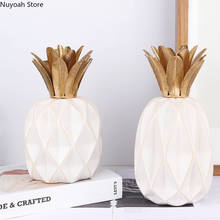 Ceramic Simulation Pineapple Decoration Creative White Plant Desktop Decoration Living Room Home Decoration Accessories Modern 2024 - buy cheap