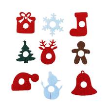 9pcs A Set Christmas Wine Glass Marker Creative Design Drinking Cup Identifier Party Cup Sign Festival Decors Christmas Supplies 2024 - buy cheap