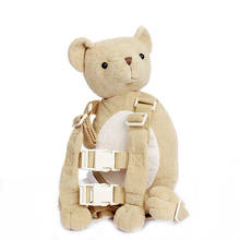 Медвежонок Тедди 2 в 1, детские рюкзаки, безопасные ходячие поводья для детей в возрасте от 1 до 3 лет 2024 - купить недорого