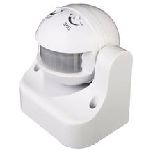 110v-240v ip44 exterior 180 graus 50/60hz de segurança pir movimento sensor detector interruptor infravermelho sensor de movimento