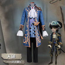 Game Identity V Cosplay Costumes Jose Baden Cosplay Outfit Captain Hook Skin Survivor Halloween Cosplay Suits Uniform For Unisex 2024 - buy cheap