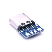 10PCS Micro USB 2.0 Type C Connector 14 Pin Female Socket Receptacle Through Holes PCB 180 Vertical Shield USB 2024 - buy cheap