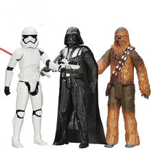 30cm Star Wars Flametrooper Chewbacca Stormtrooper Darth Vader Kylo Ren Finn figura de acción juguete de regalo para niños colección muñeca 2024 - compra barato