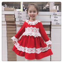 2019 invierno nuevo España vestido de cumpleaños para niños vestido de princesa vestido de Navidad vestidos de niños para niñas vestido de Navidad Niña