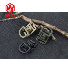 5PCS MOLLE Plastic Clip Rotatable D-Shaped Fixed Buckle Outdoor Military 25mm Webbing Accessories 2024 - buy cheap