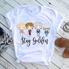 Golden Girls Inspired Stay Golden Shirt for Golden Girls Fan Friend Gift 100% Cotton Material 2024 - buy cheap