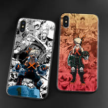 Katsuki Bakugo My Hero Academy аниме для iPhone 6 6s 7 8 Plus X XR XS 11 Pro Max Мягкий силиконовый чехол для телефона 2024 - купить недорого