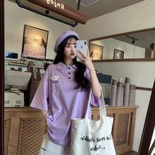 Women's T-shirts Tops Japanese Kawaii Ladies Ulzzang Cartoon Casual Letter Tshirt Female Korean Harajuku Clothes For Women 2024 - buy cheap