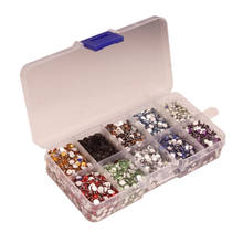 Diamantes de imitación de cristal de resina para decoración de uñas, varios colores, 9000 unidades 2024 - compra barato