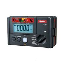 LCD Высокоточный цифровой измеритель сопротивления заземления цифровой дисплей 0-400 в 0-4000 Ом Сопротивление заземления UNI-T UT522 2024 - купить недорого