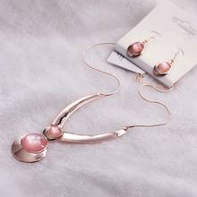 Ydgy-collar de cadena de clavícula, collar de temperamento simple brillante de oro rosa, nueva moda 2024 - compra barato
