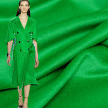 Perolado de lã de caxemira brilhante verde, de alta qualidade com sobretudo de lã de inverno feminino com frete grátis 2024 - compre barato