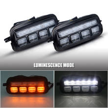 Pair Car Styling Accessories LED Turn Signal Side Marker Lights for Lada Niva 4x4 1995 + with Running Turn Signal Light Lamp DRL 2024 - buy cheap