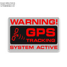 Vilkrays Personality Car Sticker Warning GPS Tracking Police System Active Accessories Reflective Sunscreen Vinyl Decal,6cm*11cm 2024 - buy cheap
