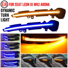 For Seat Leon III MK3 5F ST FR Ibiza MK5 V KJ1 Arona KJ7 LED Dynamic Turn Signal Blinker Sequential Side Mirror Indicator Light 2024 - buy cheap