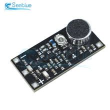 Placa de módulo transmissor sem fio de microfone, 88-115mhz fm para arduino capacitor ajustável dc 2v 9v 9ma voltagem 2024 - compre barato