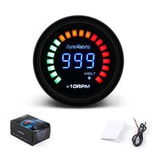 Tacômetro digital automotivo de led, 2 ''52mm, 0-10000 rpm, 12v, medidor para tacômetro 2024 - compre barato