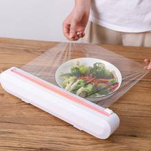 Cortador de papel de aluminio con película conservante, dispensador de envoltura de plástico, utensilio de cocina para restaurante 2024 - compra barato