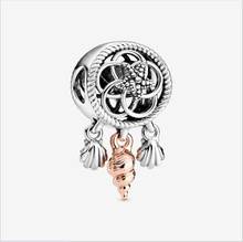 Authentic 925 Sterling Silver Bead Hot Hollow Shell Dream Catcher String Fit Original Pandora Bracelet For Women Diy Jewelry 2024 - buy cheap