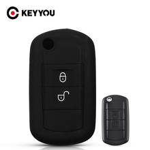 KEYYOU 2 Button Silicone Car Key Case For Land Rover LR3 Discovery 3 Range Rover Sport Vouge 2005 - 2010 Remote Fob Cover 2024 - buy cheap