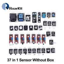 37 в 1 Сенсор набор "сделай сам" для Arduino 45 в 1 /RGB/ XY джойстик модуль/светочувствительная/звук обнаружения/избегание/зуммер 2024 - купить недорого