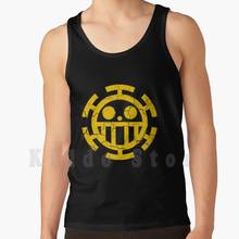 Trafalgar Law Logo tank tops vest sleeveless Trafalgar Law Manga Anime Luffy Zoro Nami Nico Robin Japan 2024 - buy cheap