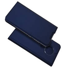 Для Nokia 7,2 чехол Флип кожаный Кошелёк на магните Силиконовый Футляр с отделением для карт Hoesje Etui для Nokia 7,2 2024 - купить недорого