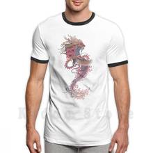 Hope T Shirt Men Cotton Cotton S-6Xl Dragon Chimera Hope Stoat Ermine Fantasy Magical Mythical Psychedelic Animals 2024 - buy cheap