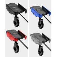 Waterproof 12V Motorcycle Phone Qi Fast Charging Wireless Charger Bracket Holder Mount Stand for iPhone Xs MAX XR X 8 Samsung Hu 2024 - buy cheap