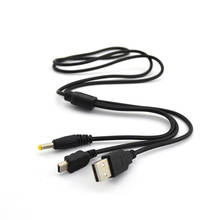 Cable de carga de sincronización de transferencia de datos USB 2,0 2 en 1 para Sony para PSP 2000 3000, consola de juegos 2024 - compra barato