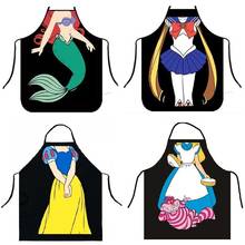 Funny Sexy Apron Creative Kitchen Apron Mermaid Women Aprons Dinner Party Cooking Apron Adult Baking Accessories 2024 - buy cheap